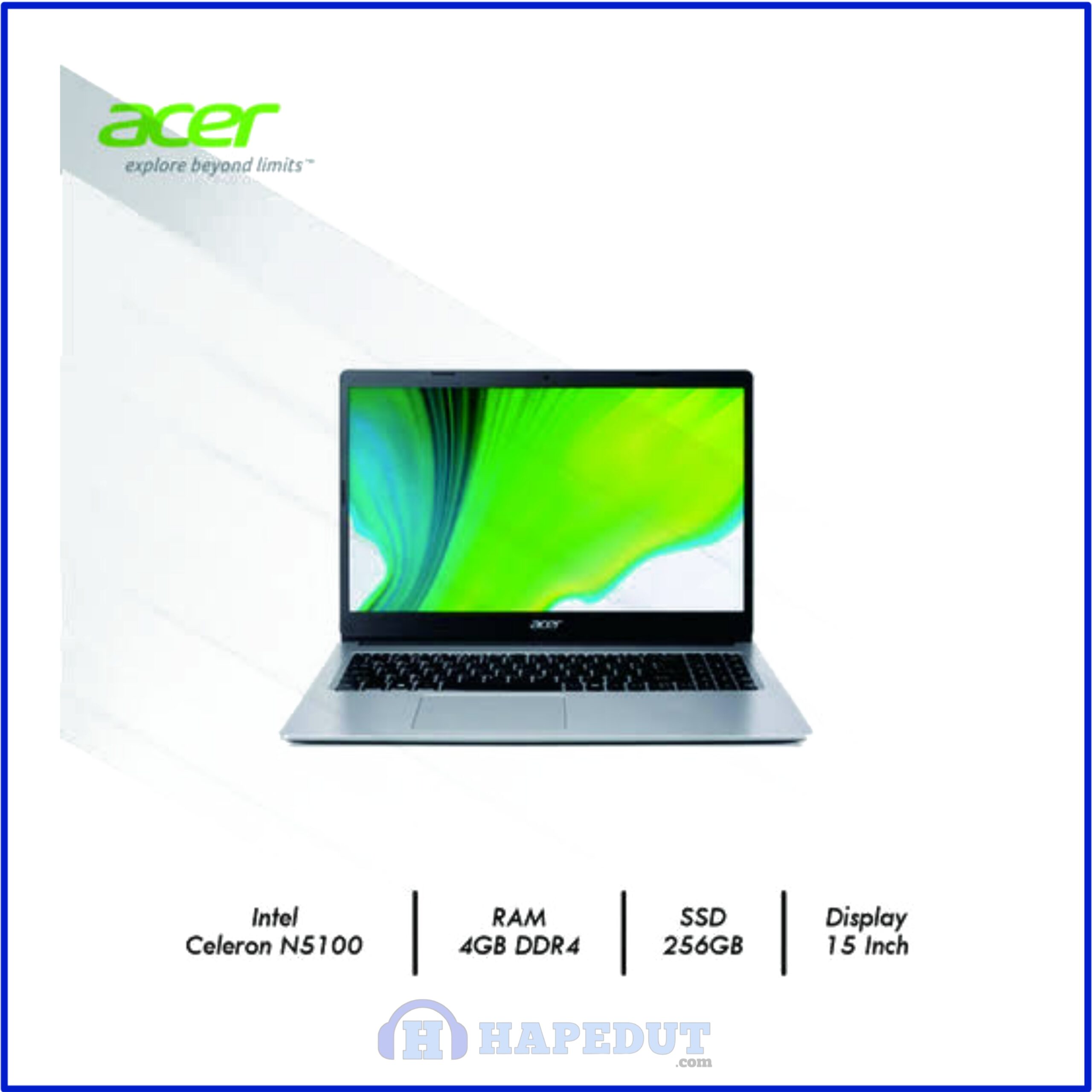 Acer Aspire 3 Slim A314 Intel N5100 : Hapedut