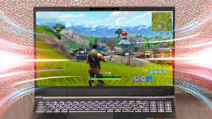 Laptop gaming dengan layar 144Hz dan refresh rate tinggi