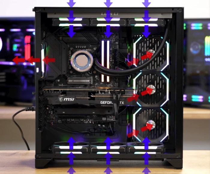 Case PC gaming terbaik yang kompatibel dengan motherboard ATX dan airflow optimal