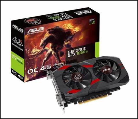 6. ASUS GTX 1050 Ti 4GB