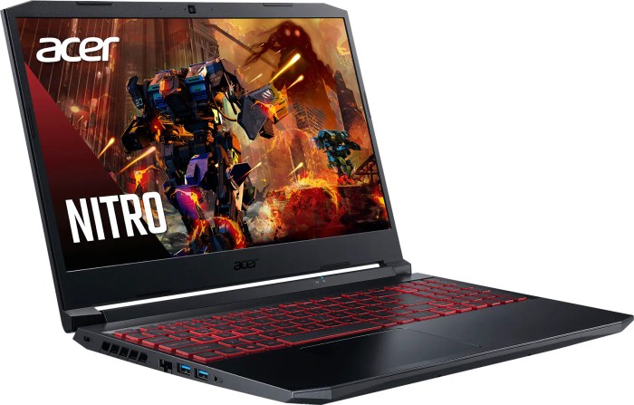 Laptop gaming dengan sistem operasi Windows 11