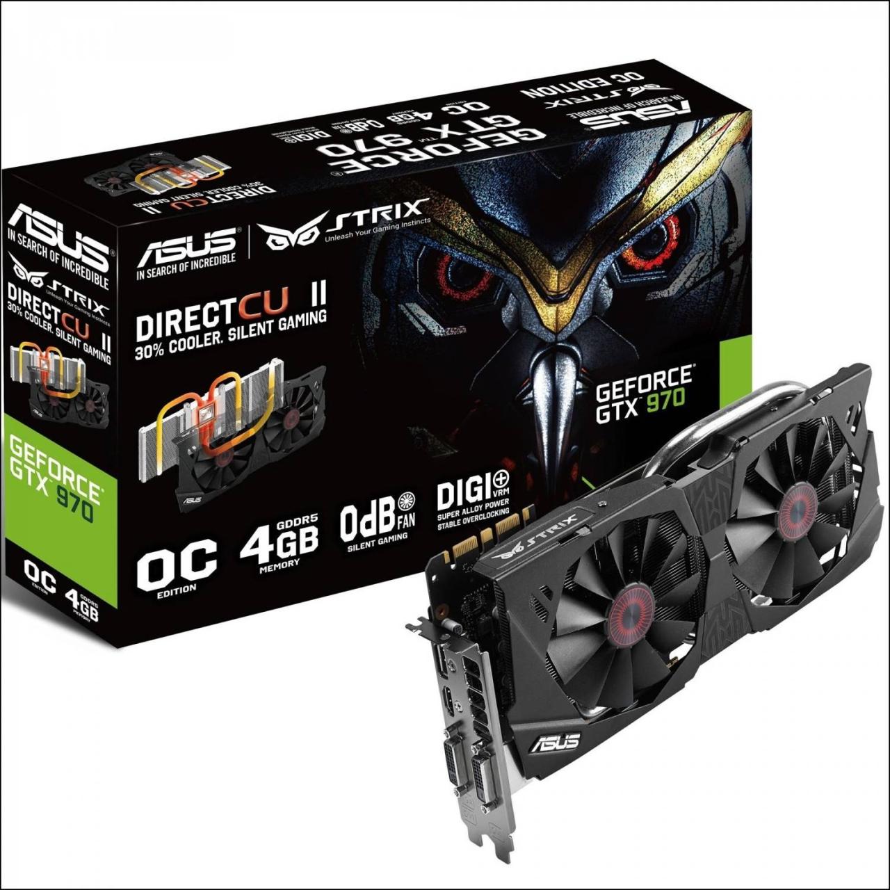 7. ASUS GTX 960 DirectCU II 4GB 128Bit DDR5 STRIX