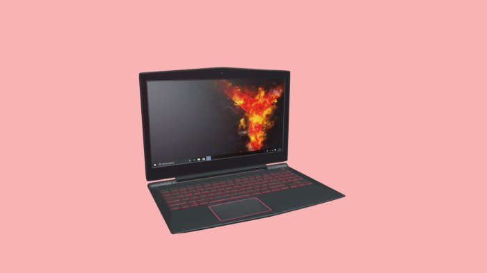 Laptop gaming dengan desain yang stylish dan modern