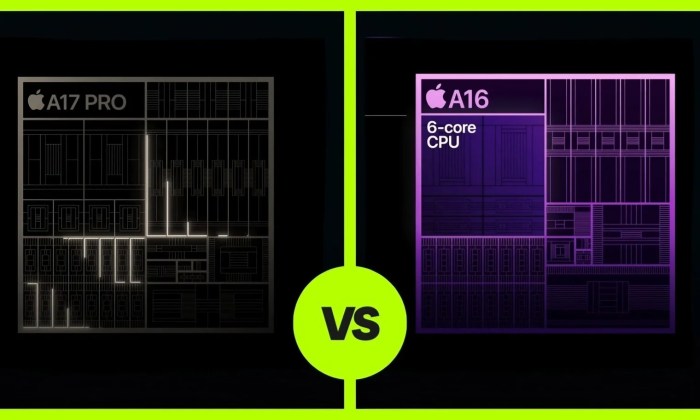 Perbedaan performa chip A17 Bionic di iPhone 16 dengan kompetitornya