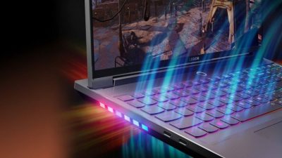 Laptop gaming dengan sistem pendingin yang efektif