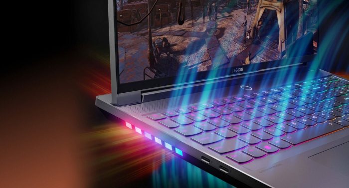 Laptop gaming dengan sistem pendingin yang efektif