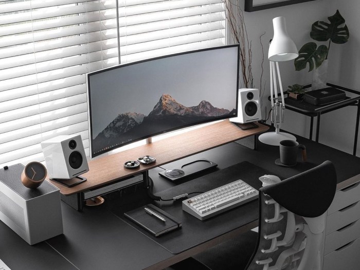 Gaming minimalist setups ideas battlestation