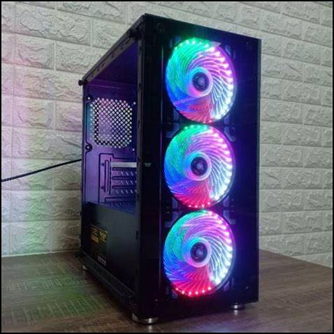 PC Gaming Rakitan i7 + RAM 16GB + VGA GTX1050ti 4GB + SSD 120GB