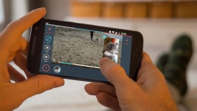 Aplikasi Android untuk membuat video musik dengan efek keren