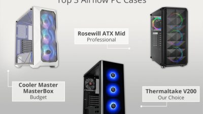 Case PC gaming terbaik dengan aliran udara optimal dan desain minimalis