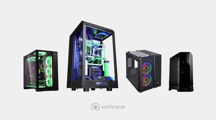 Case PC gaming terbaik dengan panel kaca tempered dan desain stylish