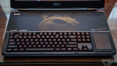 Laptop gaming dengan keyboard mekanikal yang nyaman