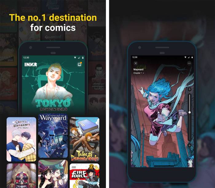 Aplikasi Android untuk membaca komik dan manga secara legal