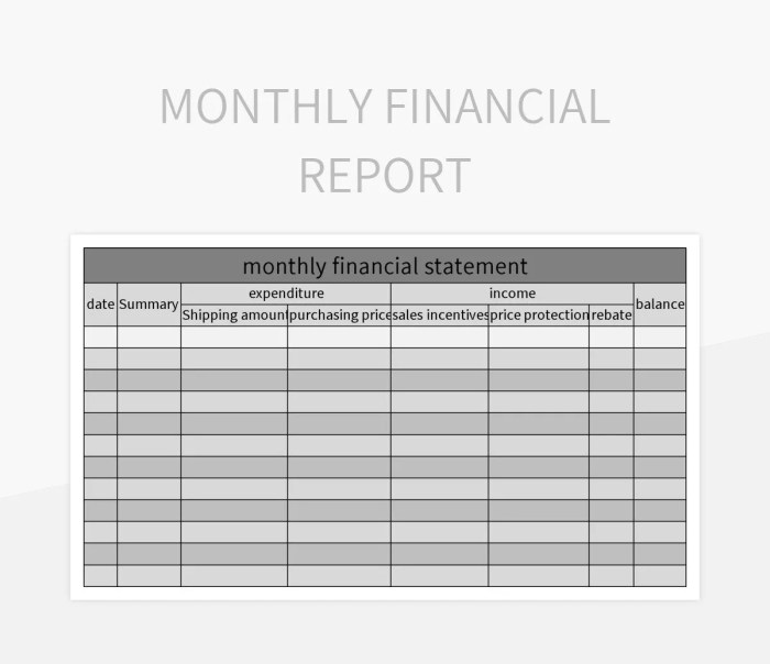 Statement financial monthly sample form word amazonaws forms