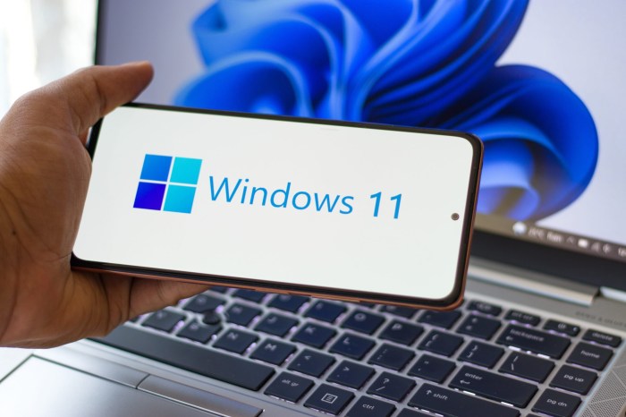 Laptop gaming dengan sistem operasi Windows 11