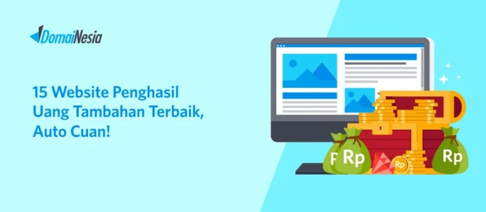 Situs website penghasil uang jutaan rupiah per bulan