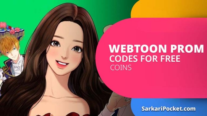 Cara mendapatkan kode promo Webtoon gratis untuk koin?