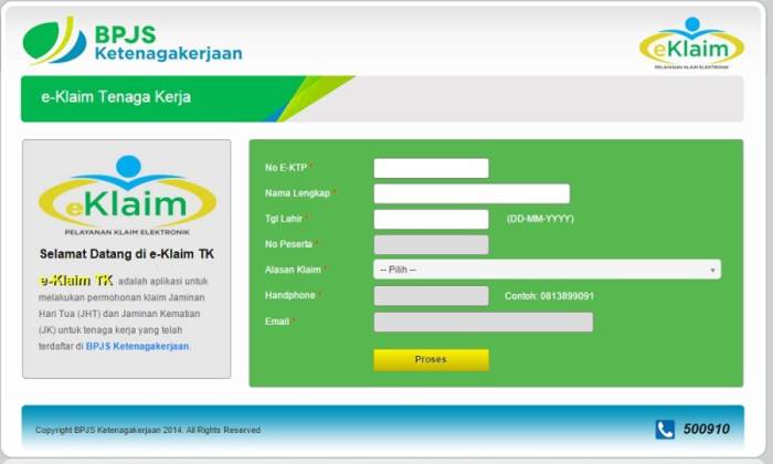 Prosedur pengajuan klaim JHT BPJS Ketenagakerjaan secara online lengkap