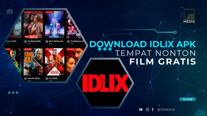 Download IDLIX Apk untuk menonton film subtitle Indonesia