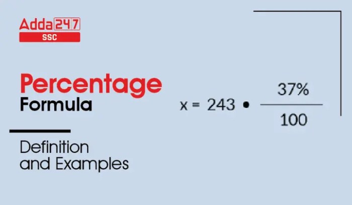 Calculator percentages