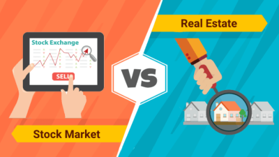 Perbandingan investasi properti vs investasi saham untuk jangka panjang