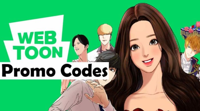 Event apa saja yang memberikan kode promo Webtoon?