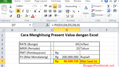 Rumus menghitung 10% dari harga barang seharga satu juta