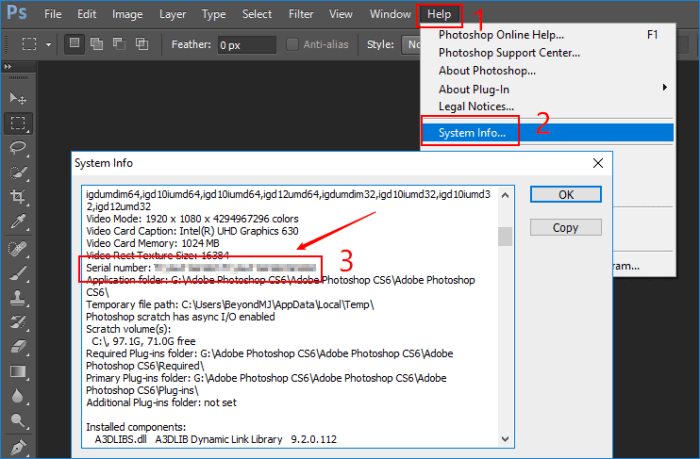 Cara aktivasi adobe photoshop dengan serial number yang valid