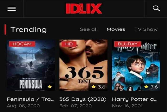 Aplikasi streaming film IDLIX gratis tanpa registrasi