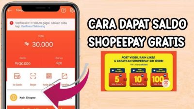 Cara aman menghasilkan shopeepay gratis lewat aplikasi terpercaya