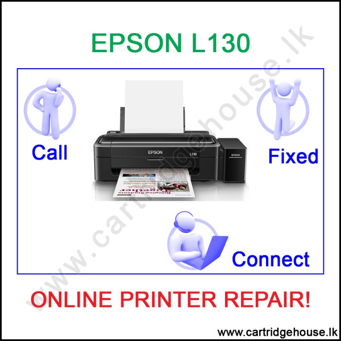 Cara mengatasi printer epson l130 yang bermasalah tinta terus menerus