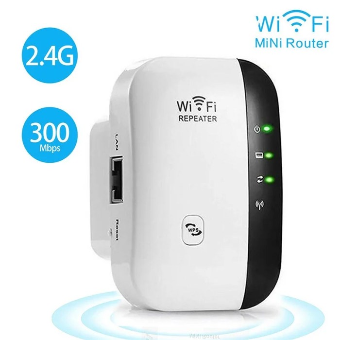 Wifi repeater extender booster 300mbps signal mt02 plug package