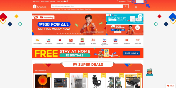 Cara aktivasi akun shopee yang baru didaftarkan