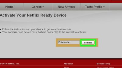 Petunjuk aktivasi akun Netflix di smart TV