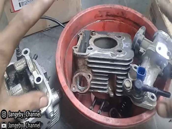 Cara memperbaiki motor matic yang susah di starter