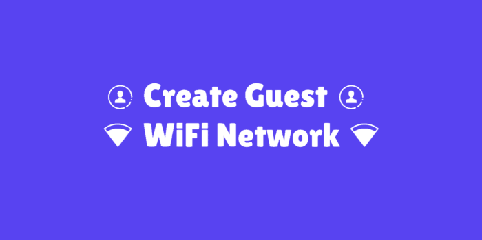 Setting up a guest wifi network on my router