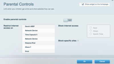 Setting parental control di router wifi untuk membatasi akses anak